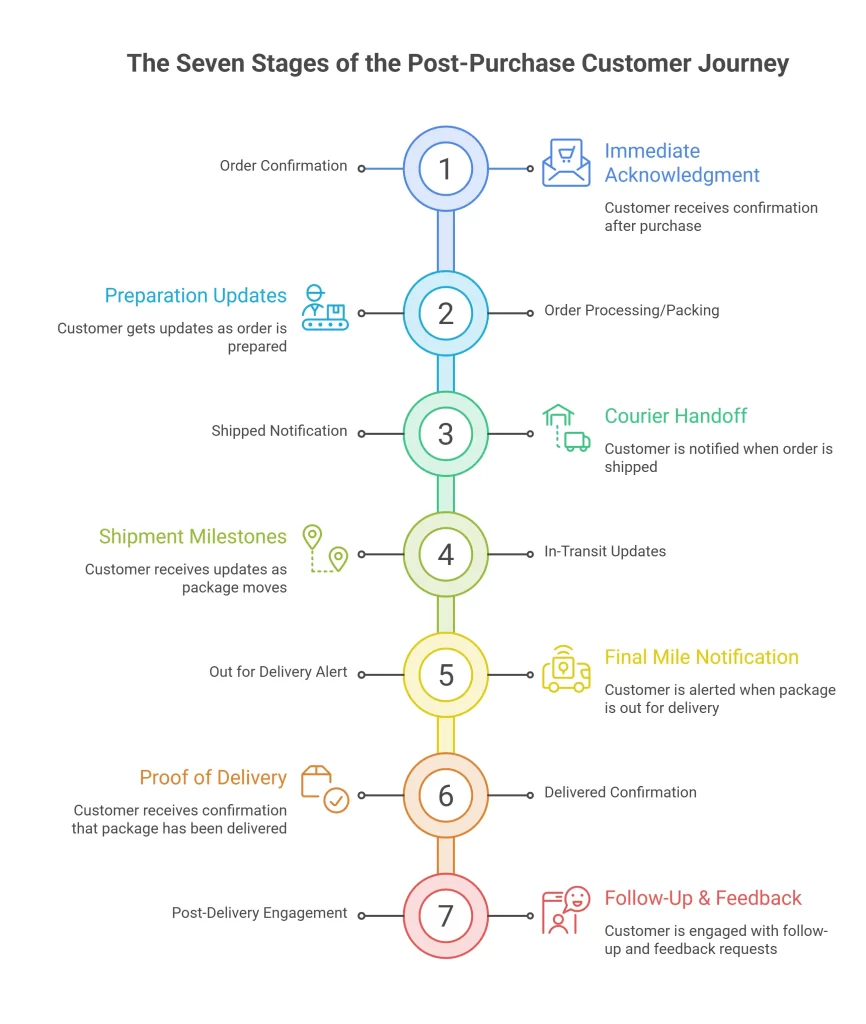 Seven Stages of the Post-Purchase Customer Journey