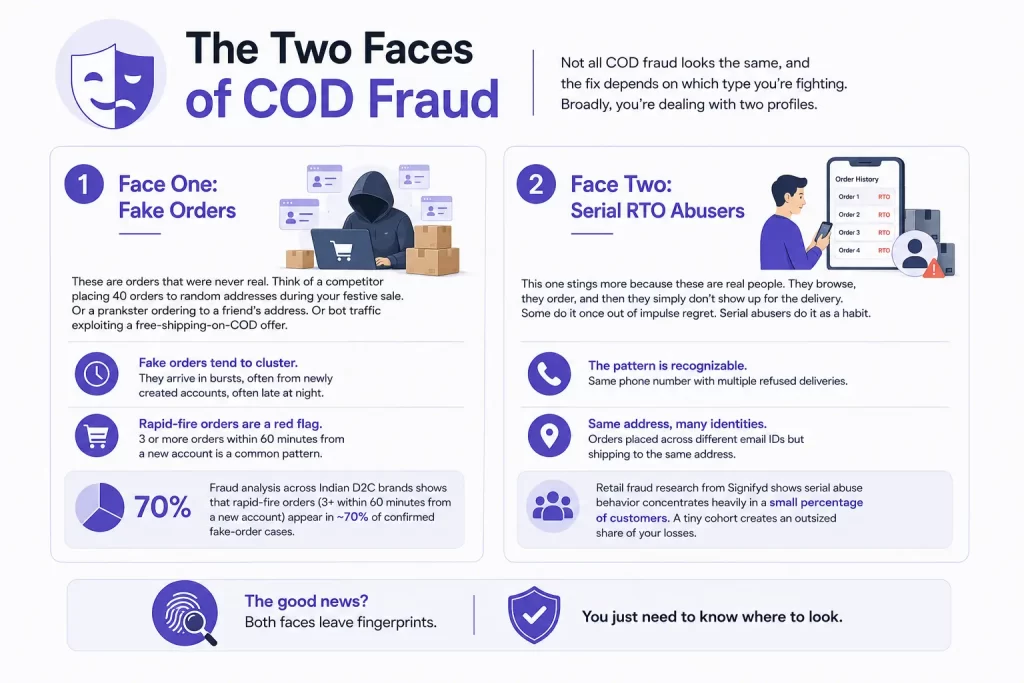 The Two Faces of COD Fraud