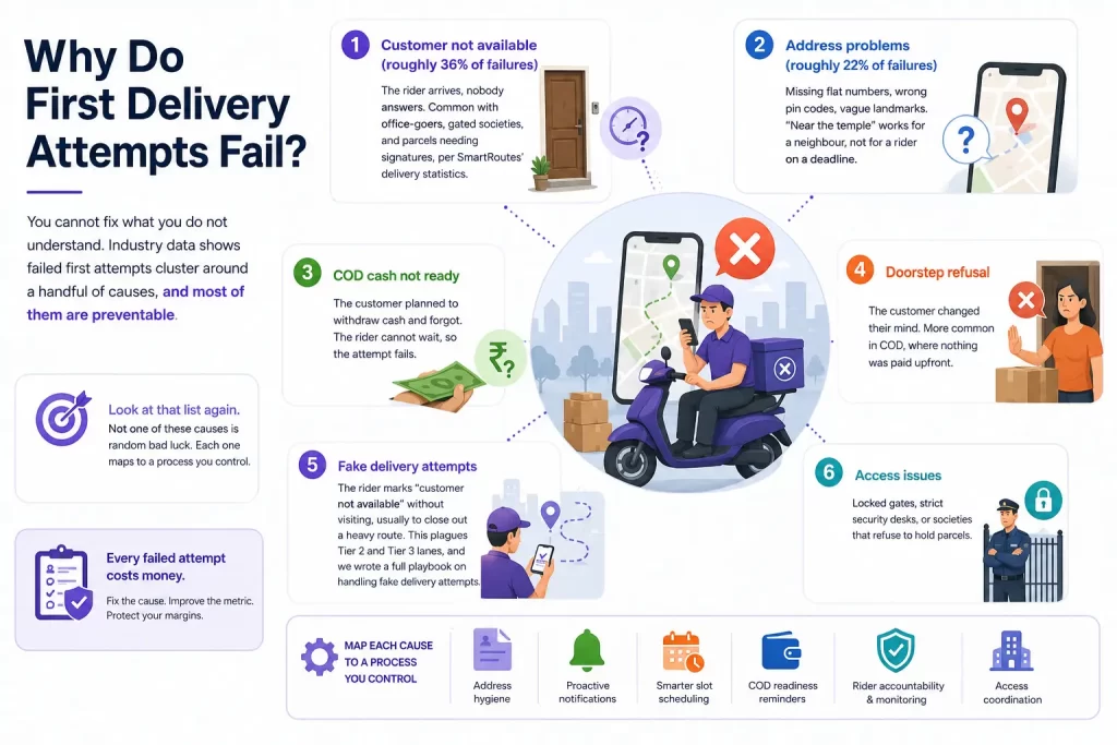 Why Do First Delivery Attempts Fail