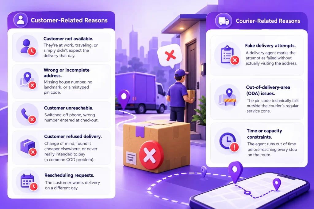Why NDR Happens Common Reasons for Failed Deliveries