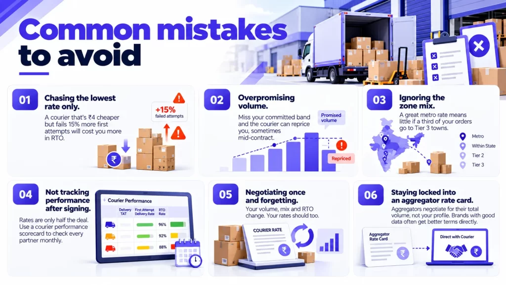 Common Courier Mistakes to Avoid